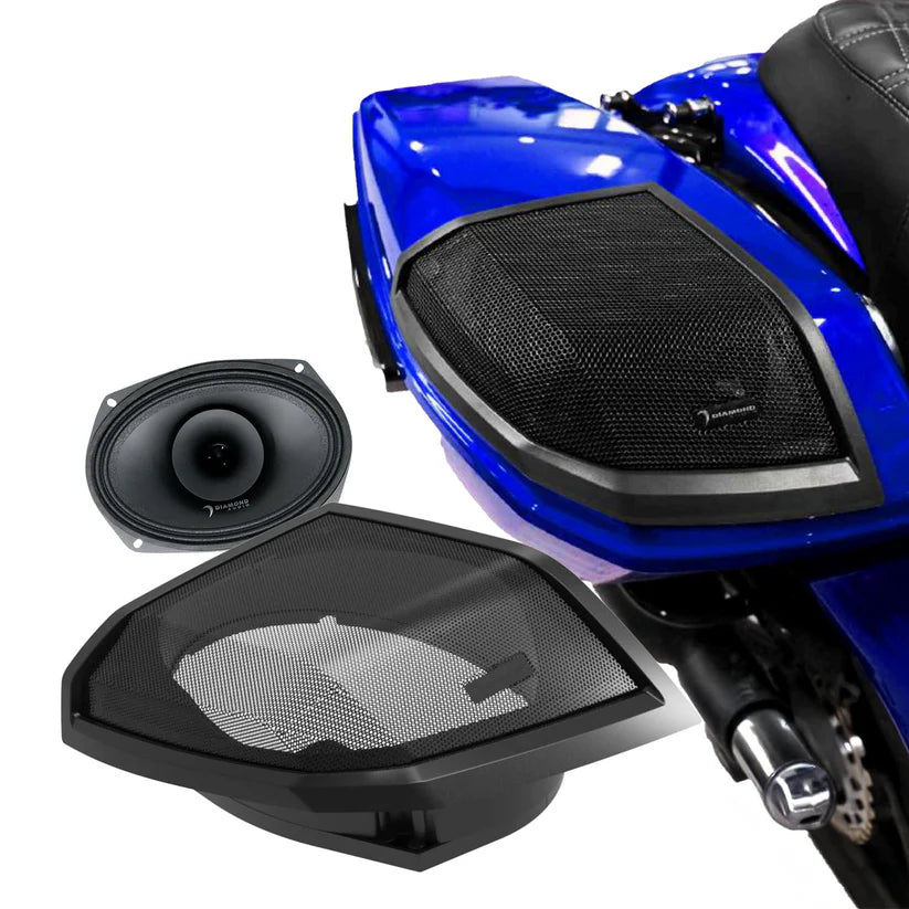 Diamond Audio MSMP692LK24 2024+ Harley Davidson® Cut-In Lid Kit with MP692 Speakers (2Ω)