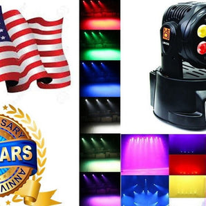 MR DJ LMH250 100W RGBW 7-LED Moving Head DJ Light