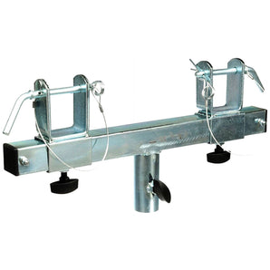 2 MR TRUSS Universal Chrome T-Adapter Triangle/Square Truss Adapter Bracket Tripod Crank Light Stand Bar