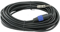 Thumbnail for MR DJ CQSM12 12' Pro PA DJ Karaoke Speakon Plug to 6.35mm 1/4