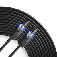 Thumbnail for 25 Feet Speakon to Speakon Male Compatible PA DJ Speaker Cable 16 Gauge