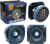 MR DJ HDT700B 3.5" 500W Black High Compression Titanium Bullet Super Tweeter for car audio and pro audio.