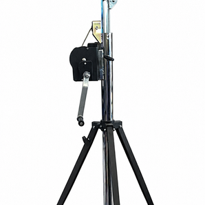 12FT TRUSS LIGHTING CRANK STAND 200 LBs & UNIVERSAL BLACK T ADAPTER DJ PA CLUB