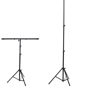 4 MR DJ LS-100 Pro DJ Lighting Tripod & T-Bar Portable Light Stand