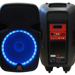 Mr. Dj PBX2690LB 15-Inch 3500 Watts Bass Amplifier Cabinet w Max Power Speaker