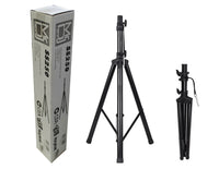 Thumbnail for 2 MR DJ SS250 Universal Black Heavy Duty Folding Tripod PRO PA DJ Home On Stage Speaker Stand