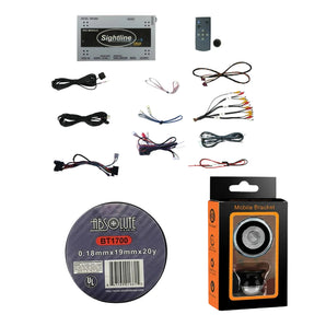 Crux MRVBM-77P Backup Camera and Video Interface for 2012-2016 BMW Vehicles w/ CIC-High (NBT) 6-Pin LVDS Connector