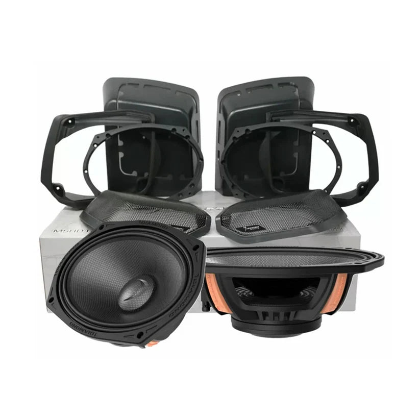 Diamond Audio MS694NEOLK13 1998-2013 Harley Davidson® Cut-In Lid Kit with MS69NEO (4Ω)