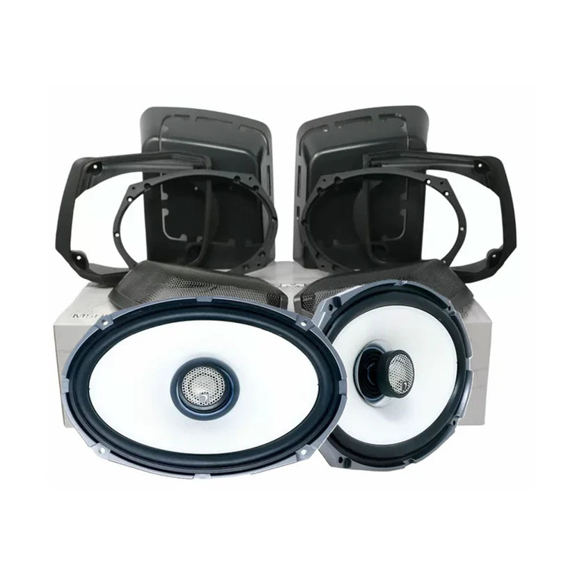 Diamond Audio MSHXM694LK13 1998-2013 Harley Davidson® Cut In Lid Kit with HXM69F4 (4Ω) Speakers