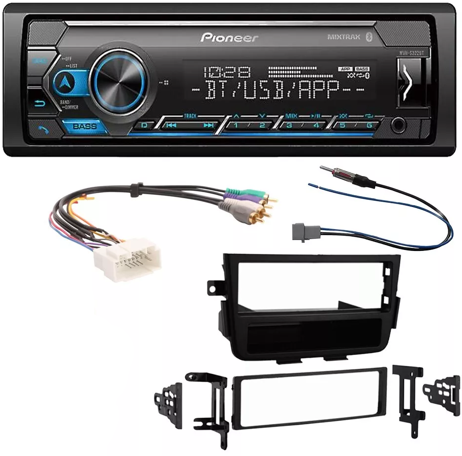 Pioneer MVH-S322BT Car Stereo Single Din Kit Fit Acura MDX 2001-2006