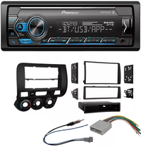 Thumbnail for Pioneer MVH-S322BT Car Stereo Single Din Kit Fit 2007-2008 Honda Fit