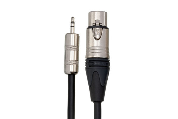 Hosa MXM-001.5 Microphone Cable 3.5 mm TRS Male to Neutrik XLR Female 1.5 foot