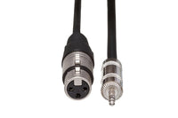 Thumbnail for Hosa MXM-001.5 Microphone Cable 3.5 mm TRS Male to Neutrik XLR Female 1.5 foot