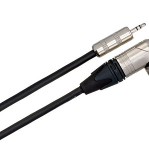 Hosa MXM-015RS Microphone Cable 3.5 mm TRS Male to Neutrik Right Angle XLR Female 15 foot