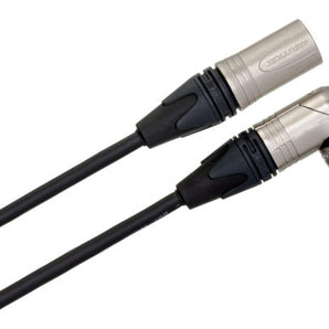 Hosa MXX-015RS Microphone Cable Neutrik Right Angle XLR Female to XLR Male 15 foot
