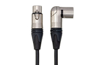 Thumbnail for Hosa MXX-001.5SR Microphone Cable Neutrik XLR Female to Right Angle XLR Male 1.5 foot