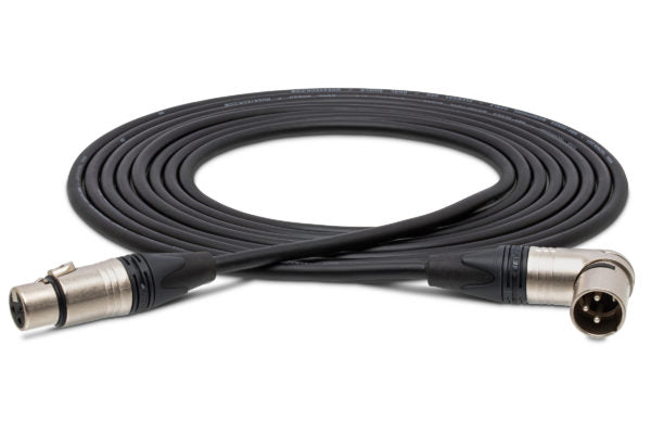 Hosa MXX-001.5SR Microphone Cable Neutrik XLR Female to Right Angle XLR Male 1.5 foot
