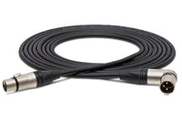 Thumbnail for Hosa MXX-015SR Microphone Cable Neutrik XLR Female to Right Angle XLR Male 15 foot
