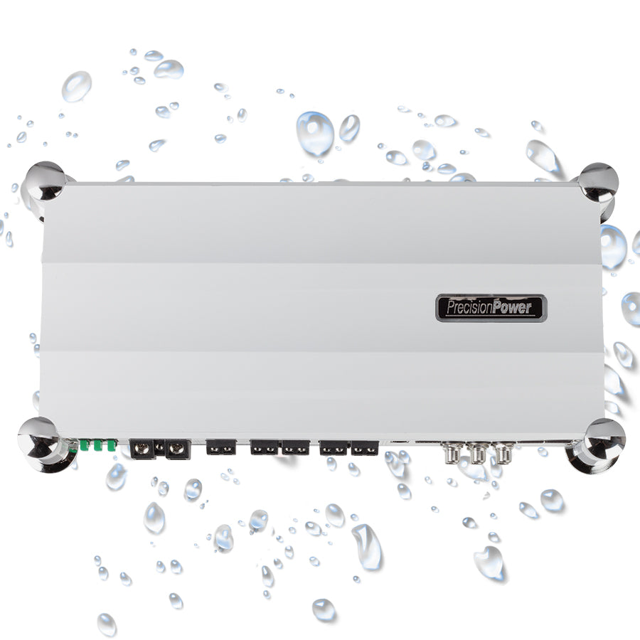 Precision Power MPA1000.5D 1000W RMS Class D ATOM Series 5-Channel Water-Resistant Amplifier