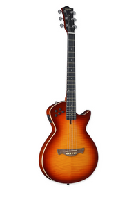 Thumbnail for Tagima MODENA I ST-EQ-CB Nylon-String Acoustic-Electric Guitar, Solid Spruce Top, Cherry Burst Finish.