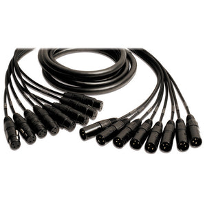 Mogami GOLD 8 XLR-XLR-100 8-channel XLR Male to XLR Female Snake Cable - 100 foot
