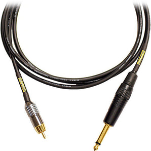 Mogami GOLD TS-RCA-20 1/4" Male to RCA Male Audio/Video Patch Cable (20')