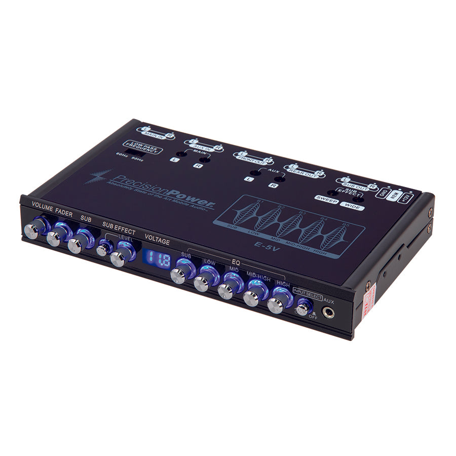 Precision Power E.5V 5-Band Parametric Equalizer w/ LED Display