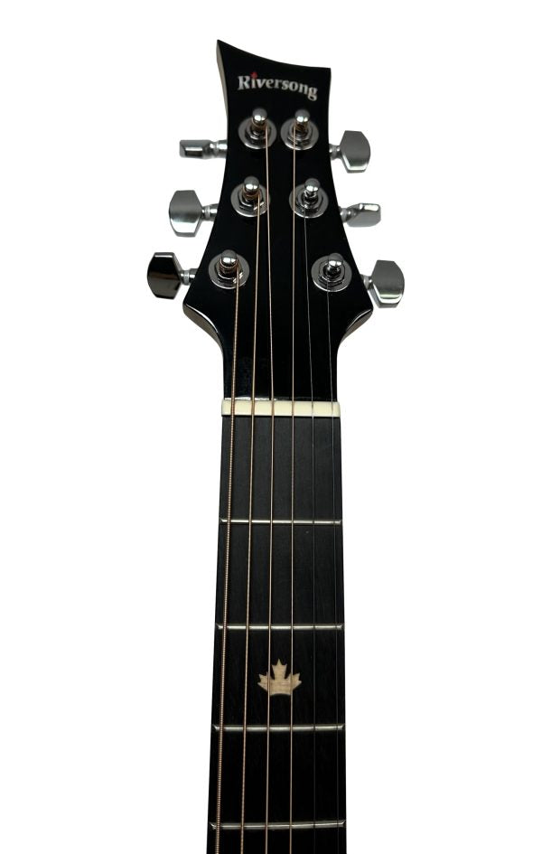 Peavey Folker, Solid Top, SPR/MAH P555-A Acoustic Guitar