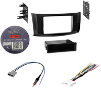 Thumbnail for Absolute Package3 Car Stereo Installation Kit Compatible with Nissan Sentra 2013 – 2016 In-Dash Mounting Kit, Antenna, and Harness for Single or Double Din Radio Receivers