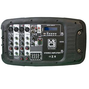 MR DJ PBX210COMBO Speaker Portable all in One PA/DJ KTV System 2X 10" 3000W Bluetooth Active Speaker Mixer & Stands