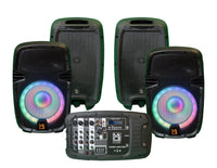 Thumbnail for MR DJ PBX210COMBO Ultra-Portable Professional PA System with Dual 10