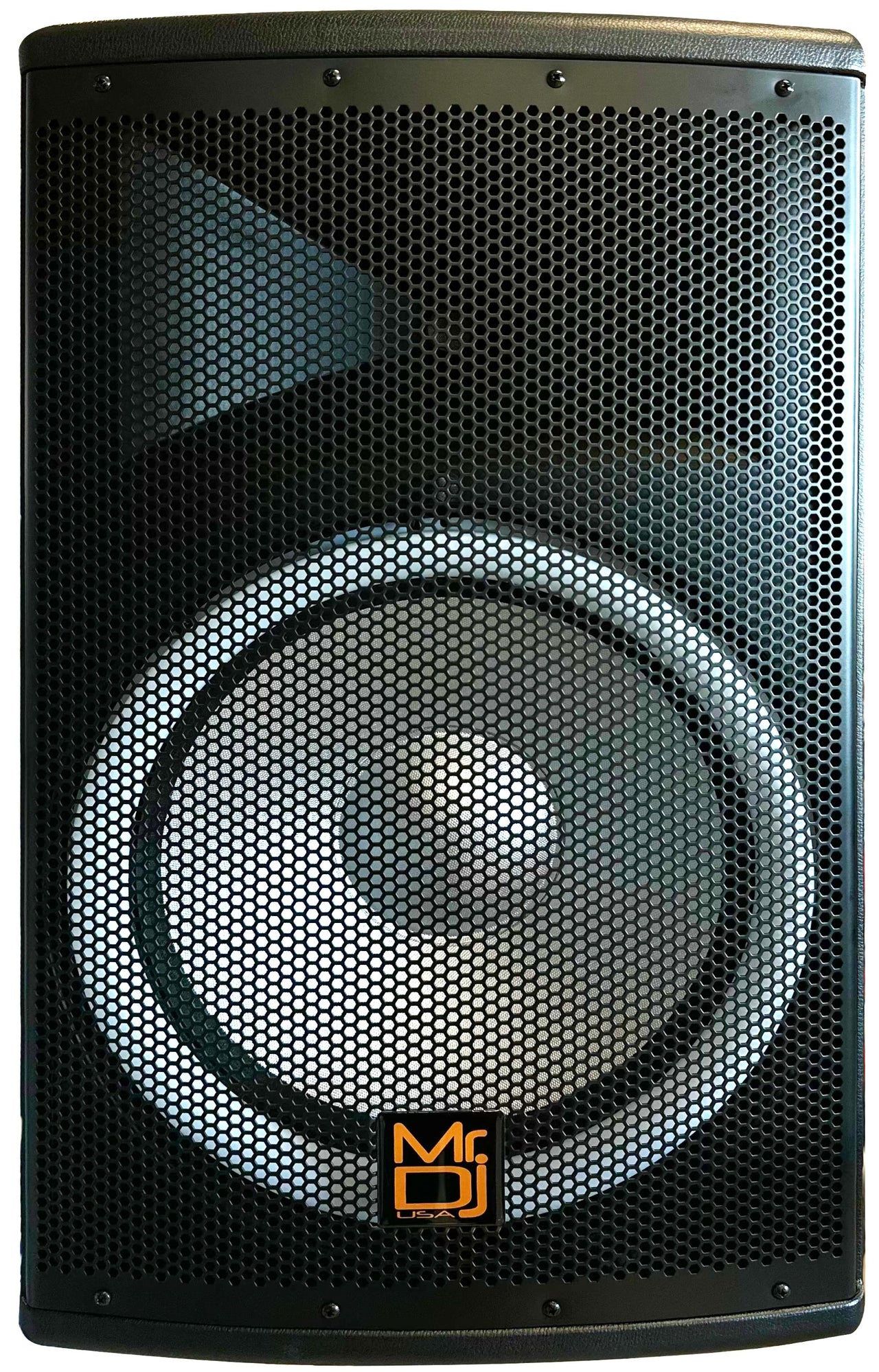 MR DJ PBX4500LED 15" 2-Way PA DJ 4500W Active Powered Bluetooth Karaoke Speaker LED Lighting + Speaker Stand