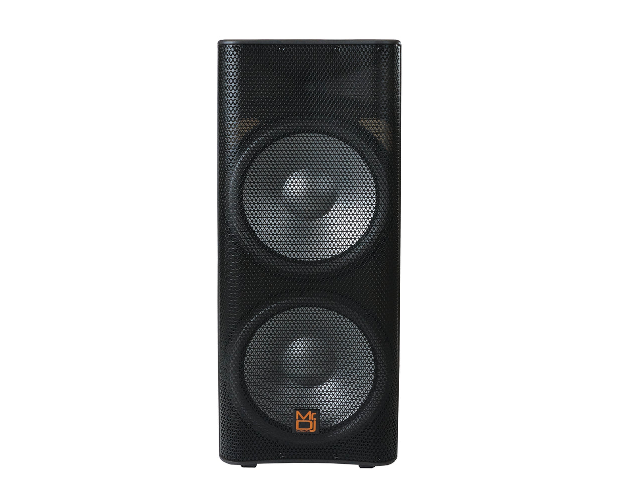 MR DJ PBX6500LED PRO PA DJ Dual 15” 3-Way Full-Range Powered/Active Live Sound Bluetooth Loud Speaker