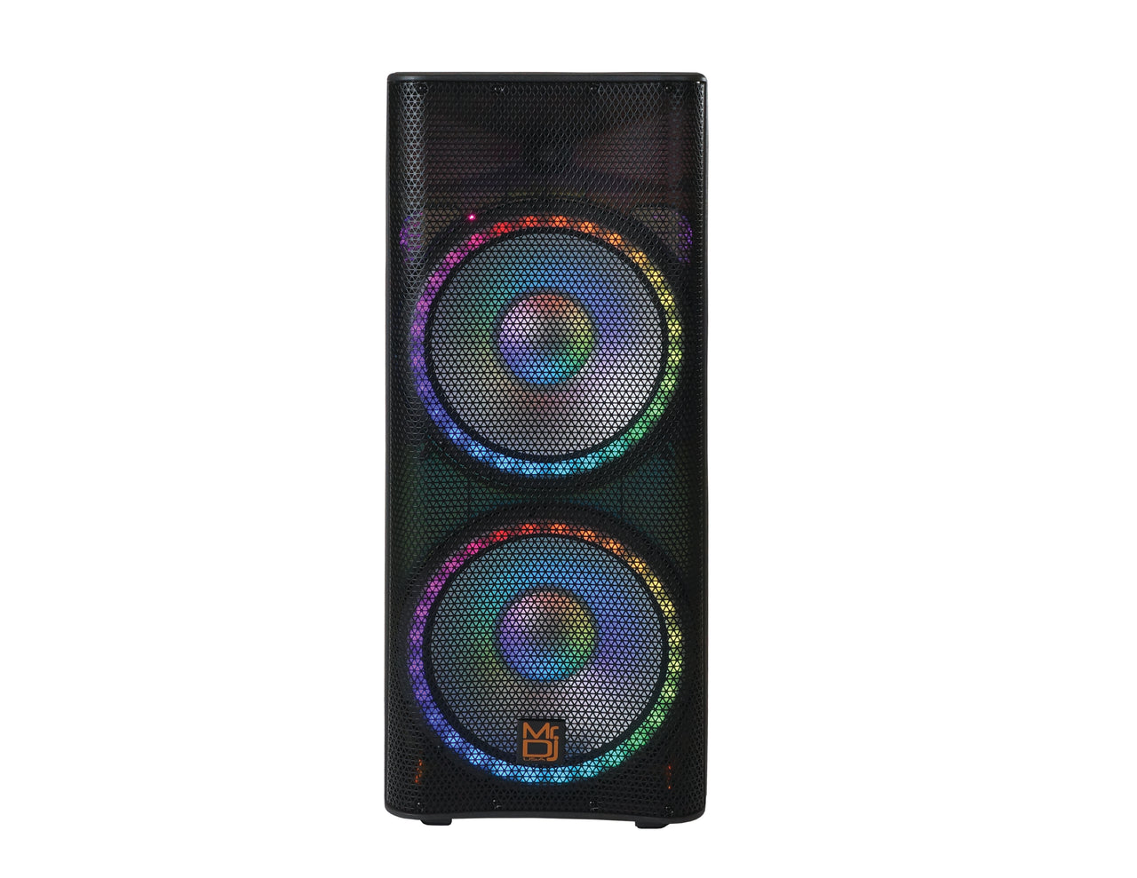 MR DJ PBX6500LED PRIME Professional Dual 15” 3-Way Full-Range Powered/Active DJ PA Live Sound Loudspeaker