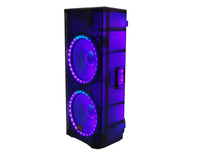 Thumbnail for MR DJ PBX6500LED PRIME PRO Dual 15” 3-Way Powered/Active DJ PA Live Sound Loudspeaker