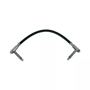 On-Stage PC506B 6" Patch Cable w/ Pancake Connectors (Black)