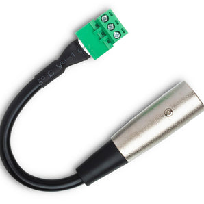 Hosa PHX-106M-BULK Low-voltage Adapter PHX3M to XLR3M 6"