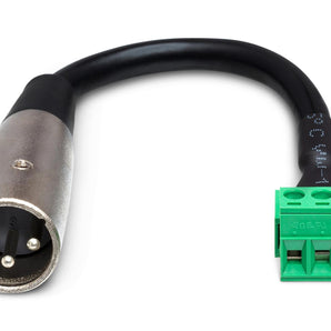 Hosa PHX-106M-BULK Low-voltage Adapter PHX3M to XLR3M 6"