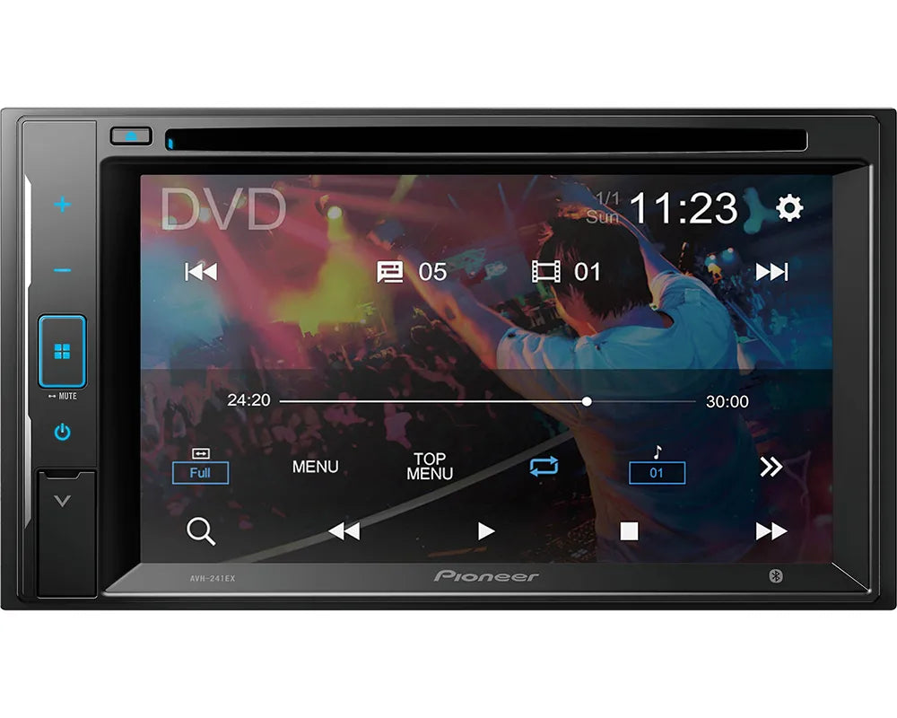 Pioneer DMH-241EX  Touchscreen Digital Media Receiver with Bluetooth + License Plate Backup Camera