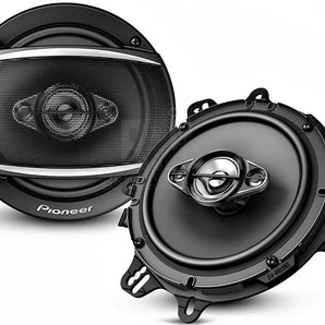 2 Pair Pioneer TS-A1680F 350W 6.5" 4-Way Coaxial Speakers + 72-4568 Harness Fit GM Vehicles + Phone Magnet