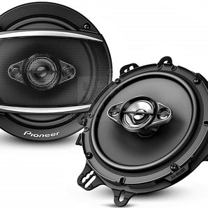 Pioneer TS-A1680f 6.5" 350-Watt 4Way Speakers + Metra 72-4568 Speaker Harness for Selected General Motor Vehicles
