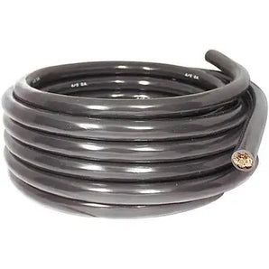 9' FT 4 GAUGE GA BLACK WIRE CABLE POWER GROUND PRIMARY AMP FLEXIBLE