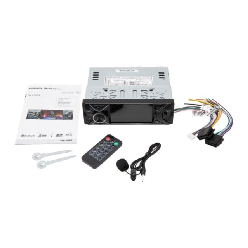 Power Acoustik PML-43HB 1-DIN Digital Media Car Stereo w/ Bluetooth Connectivity & 4.3" LCD