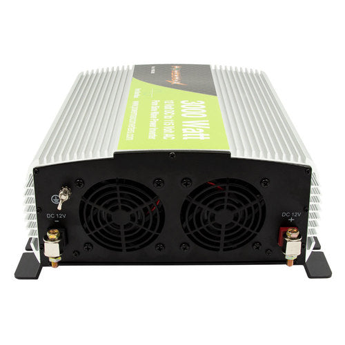 Install Bay PMX-3000 3000W Pure Sine Wave 12VDC to 120V AC Inverter