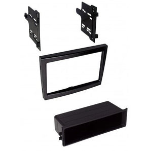 POR911B Dash Kit Fits select 2005-12 Porsche Single/Double-DIN Black