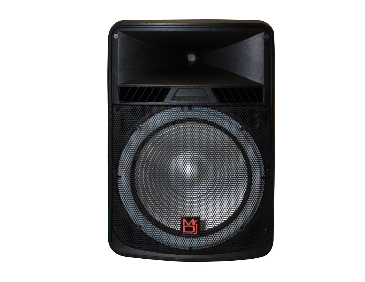 Pair of 18" Speaker Built-in Battery/Bluetooth/Amplifier/SD/USB/FM Radio + Stand