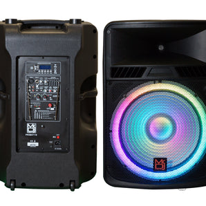 MR DJ PROBAT118 18" 4000W Power Speaker Battery/Bluetooth/Amplifier/SD/USB/FM