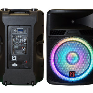 MR DJ PROBAT118 18" PRO PA DJ 4000 Watts Active Rechargeable Portable Speaker