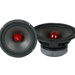 DC Sound PROMID65P 6.5" 500W Mid-Range Aluminum Bullet Loudspeaker + Flat Box