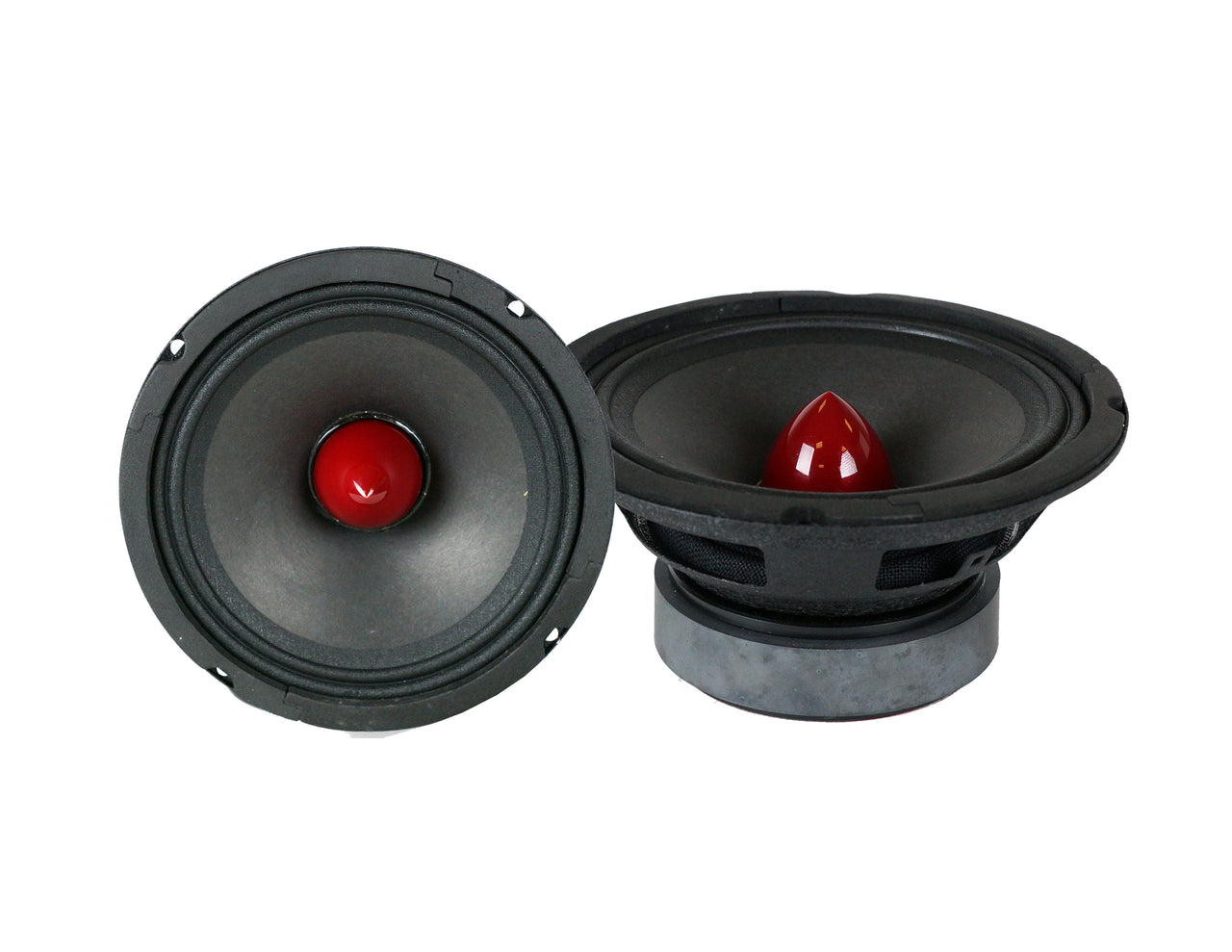 DC Sound PROMID65P 6.5" 500W Mid-Range Aluminum Bullet Loudspeaker + Flat Box
